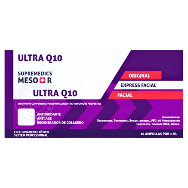 Serum Facial Supremedics® Ultra Q10 (1 Caja 10 Unid.)