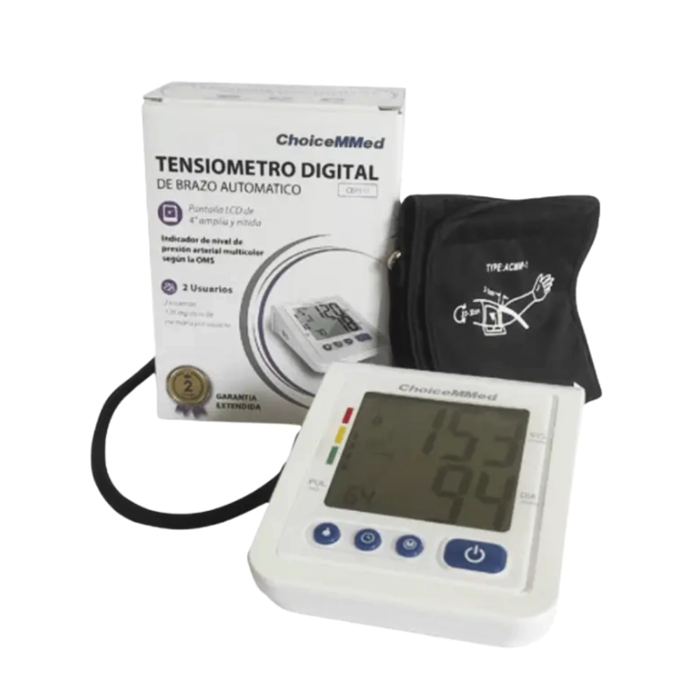 Tensiometro Digital De Brazo Choicemmed (Por Unidad)