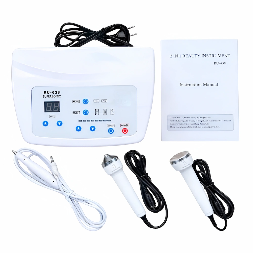 Ultrasonido Supersonic Ru-638 para Terapia Física y Estética (1 Set)