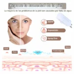 Vaporizador Facial Digital De Ozono Antibacteriano (1 Set completo)