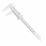 Vernier De Plástico Blanco Para Visajismo De Cejas (1 Paq. 10 Unid.)