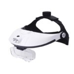 Lupa Linterna Frontal Con Luz Led Monta Cabeza (1 Set Completo)