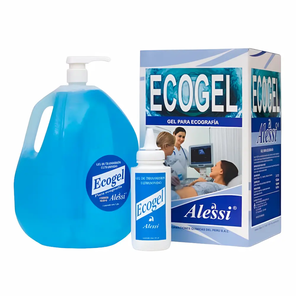 Alessi® Ecogel Galón 4L + Frasco De Aplicador Gel Claro (1 Kit)