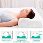 Almohada Memory Pillow Viscoelastica con Soporte Cervical 1 Unidad