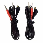 Cables Tens Con Conector Tipo Aguja Y Plug De Seguridad (Par)