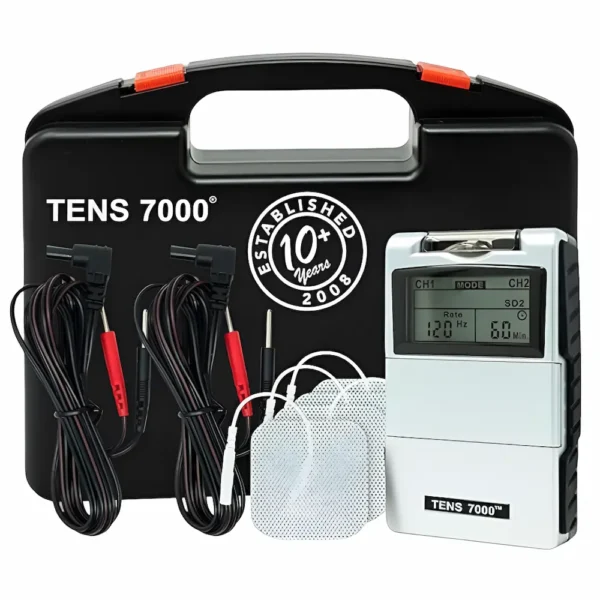 Electroestimulador Tens 7000® Para Alivio Del Dolor (1 Set Completo)