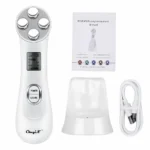 Electroporador Portátil Antiedad RF + LED Mesoterapia (1 Set Completo)