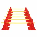 Set De 12 Conos Y 6 Bastones Para Entrenamiento Funcional (1 Set Completo)