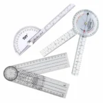 Set Profesional De Goniómetros De Acrílico Para Medición (1 Set Completo)