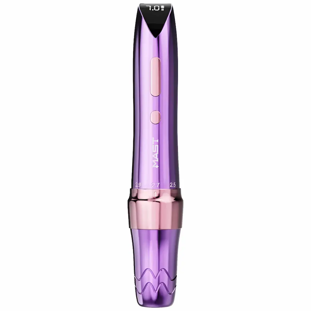 Dermografo Mast P60 Profesional Inalambrico 1 Set Completo Purpura