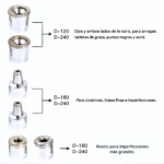 Punta De Diamante Portátil Microdermoabrasión Facial (1 Set Completo)