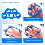 Set de Bandas para Fortalecimiento de Dedos 1 Caja 3 Unid.