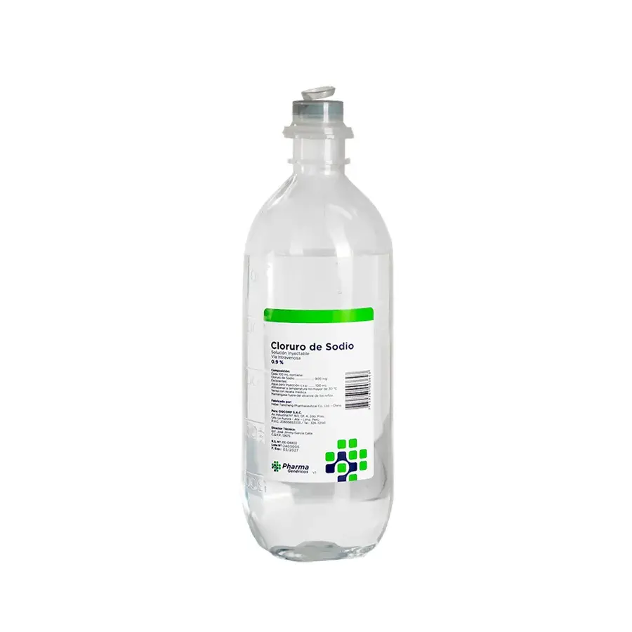 Cloruro De Sodio Pharma Genéricos® 0.9% 250 Ml (1 Caja 5 Unid.)