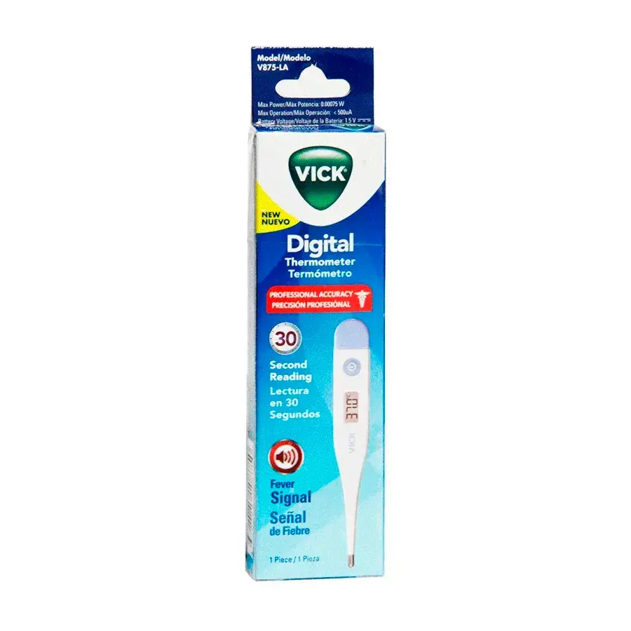 Termómetro Digital De Lectura Rápida Vicks® V875 (Por Unidad)