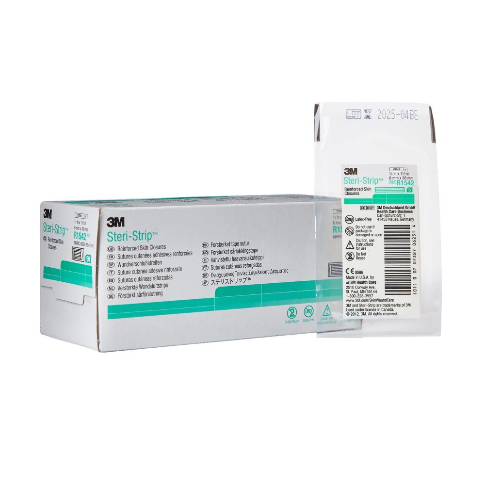 Sutura Cutánea 3M® Steri-Strip™ R1542 (5 Sobres De 6 Tiras)