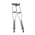 Muletas De Aluminio Ajustables Con Empuñadura (1 Par)