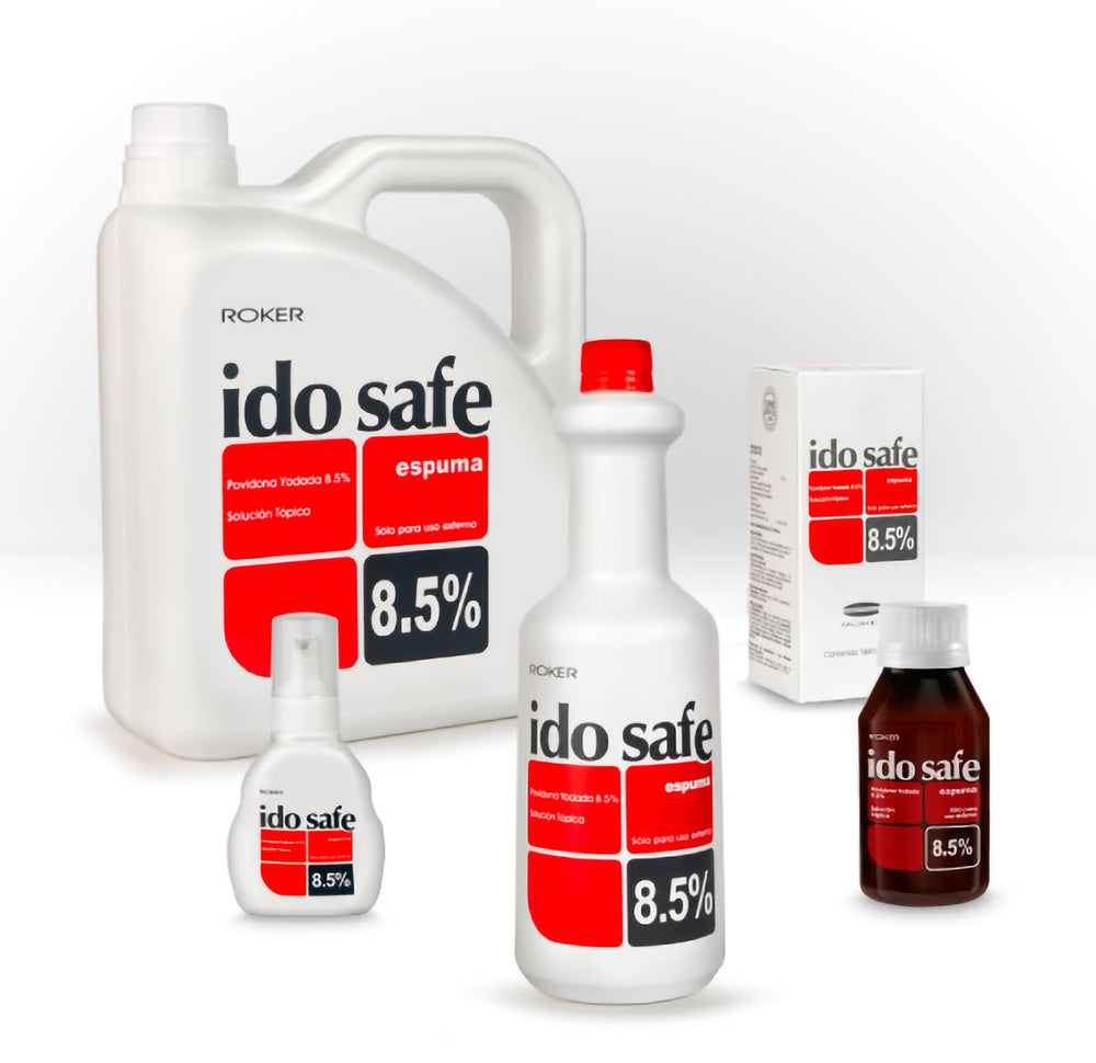 Roker® Ido Safe Espuma 8.5% Antiséptico Yodada (Por Unidad) Roker® Ido Safe Espuma 8.5% Antiséptico Yodada (Por Unidad)