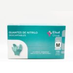 Guante De Nitrilo Alto Riesgo Eliud Glove® 6.5 Gr Protección Reforzada (1 Caja 100 Unid.)