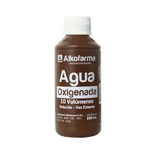 Agua Oxigenada 10 Vol Alkofarma® 250 Ml Higiene Y Limpieza (1 Caja 10 Unid.)