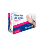 Guantes De Vinilo Alkhofar® Sin Polvo Talla S (2 Cajas 200 Unid.)