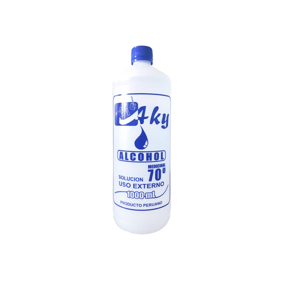 Alcohol Medicinal Aky® 70° Líquido (1 Caja 2 Frascos)