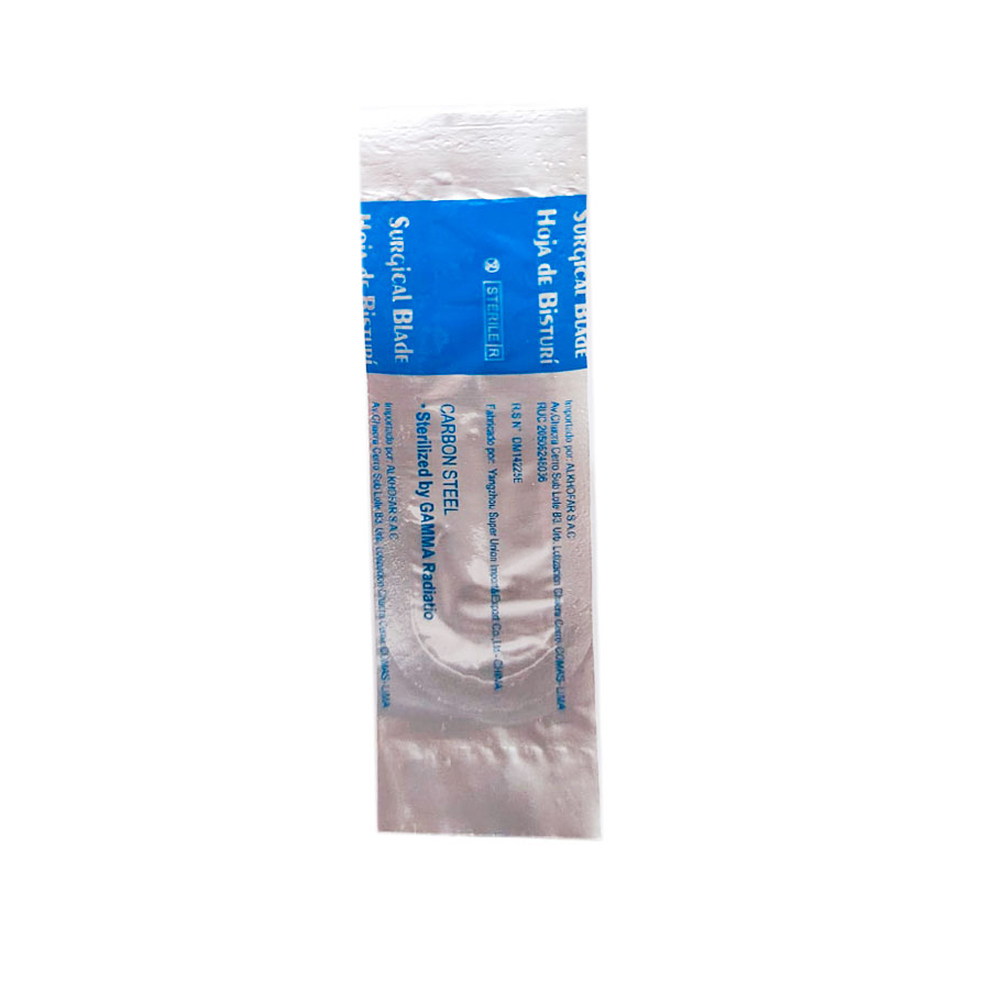 Hoja De Bisturí #15 Alkhofar® De Acero (1 Caja 25 Sobres)