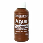 Agua Oxigenada 10 Volúmenes Alkofarma® Antiséptico Tópico 120Ml (1 Caja 20 Unid.)