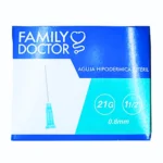 Aguja Hipodérmica Estéril 18G Family Doctor® (3 Cajas 300 Unid.) - 21 x 1 1/2