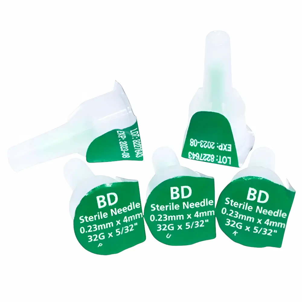 Aguja Para Insulina Bd Ultra-Fine® Nano 4Mm (1 Caja 20 Unid.)