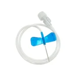 Aguja Scalp Vein Alita Azul Iq Medic® 23G (1 Caja 50 Pzs)