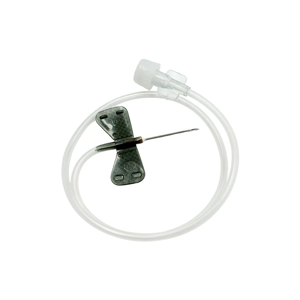 Aguja Scalp Vein Alita Gris Iq Medic® 22 G X 3/4" (1 Caja 50 Unid.)