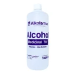 Alcohol Medicinal 70° Alkofarma® Antiséptico de Máxima Pureza - 1L x 3 Unid.