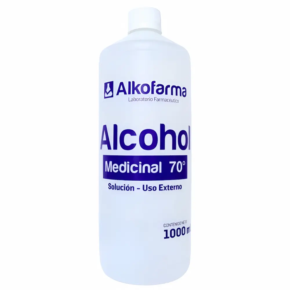 Alcohol Medicinal Alkofarma® 70° Líquido (1 Caja 2 Frascos)