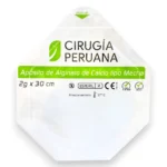 Apósito Alginato Calcio Mecha Cirugía Peruana® 2G X 30Cm (2 Unid.)