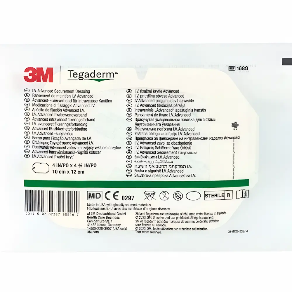 Apósito De Fijación 3M® Tegaderm Advanced I.V. 10Cm X 12Cm (1 Par) Apósito De Fijación 3M® Tegaderm Advanced I.V. 10Cm X 12Cm (1 Par)