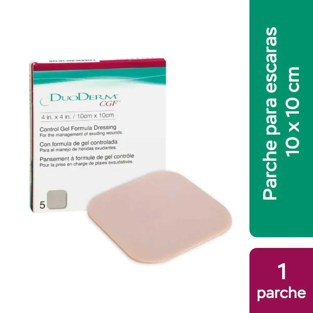 Apósito Duoderm Cgf® Hidrocoloide 10Cm X 10Cm (Por Unidad) Apósito Duoderm Cgf® Hidrocoloide 10Cm X 10Cm (Por Unidad)