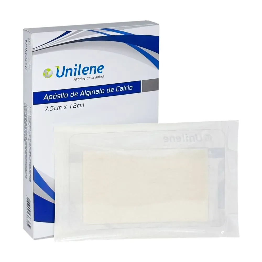 Apósito De Alginato De Calcio Unilene® 7.5Cm X 12Cm (1 Par)