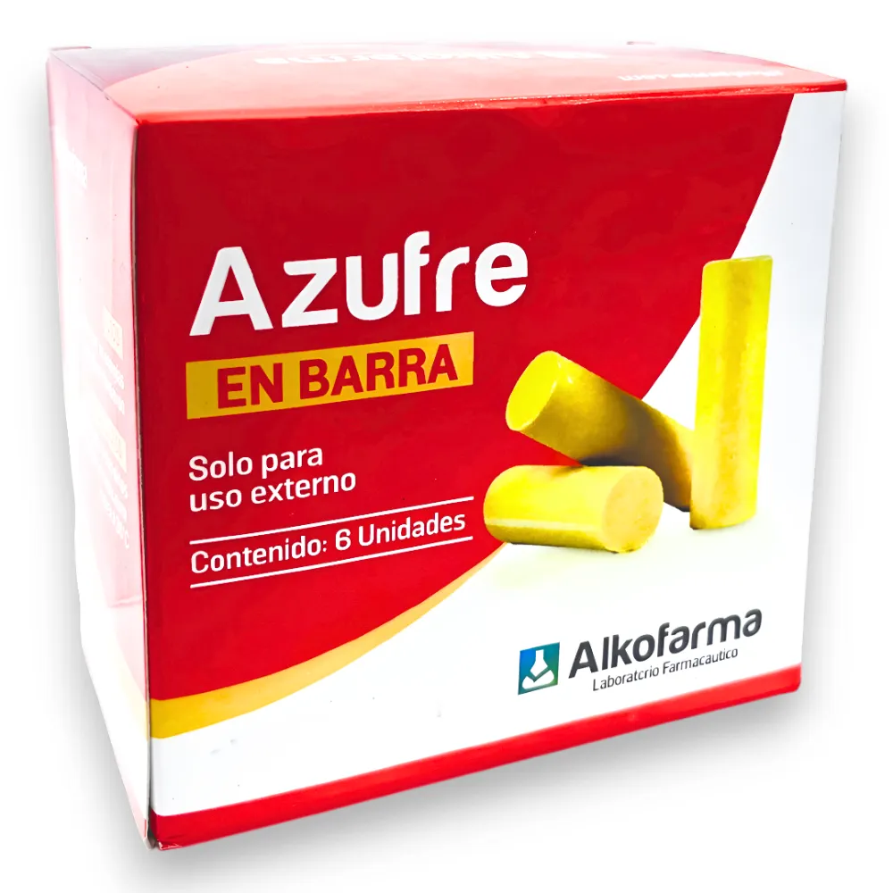 Azufre En Barra Alkofarma® (10 Cajas 60 Unid.)