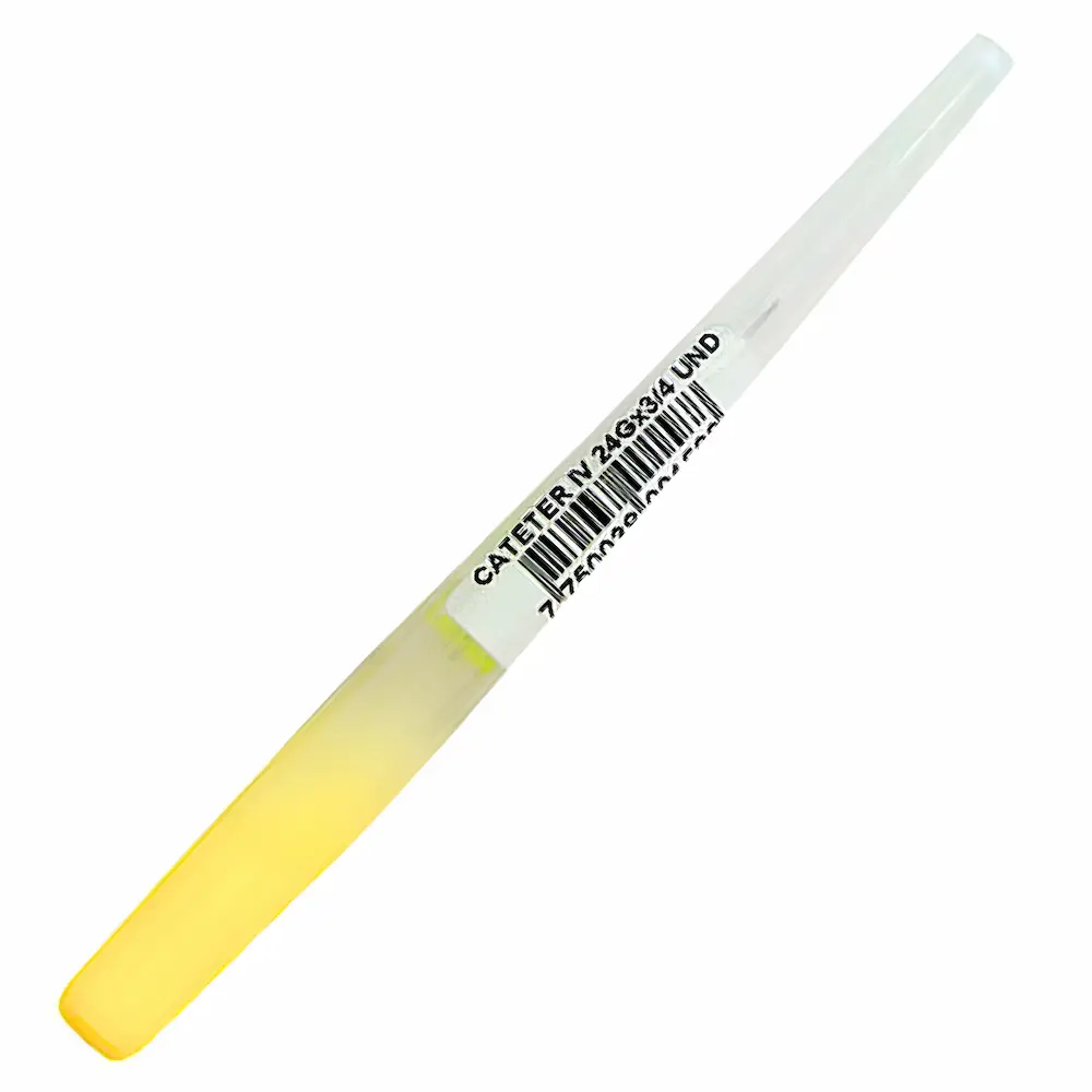 Catéter Intravenoso Periférico Nro 24 (1 Caja 5 Bolsas) Catéter Intravenoso Periférico Nro 24 (1 Caja 5 Bolsas)