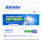 Jeringa Estéril Alkhofar® Luer Lock 10Ml (1 Caja 100 Unid.)