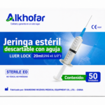 Jeringa Estéril Alkhofar® Luer Lock 20Ml (Por Unidad)