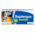 Bajalengua Esteril Pediatrico Alkhofar® (1 Caja 100 Unid.)