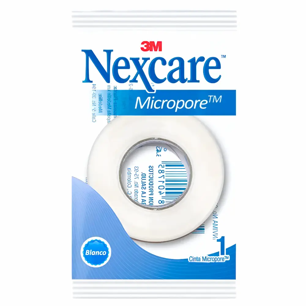 Cinta 3M® Nexcare Micropore Blanca 2.4Cm X 3M (1 Caja 5 Unid.)