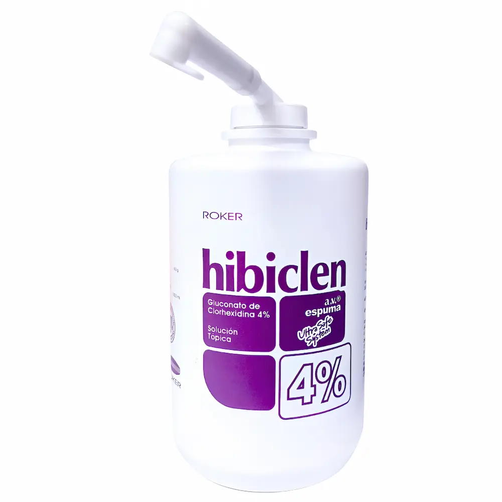 Clorhexidina 4% Hibiclen® Roker® Espuma (1 Frasco 1000 Ml)