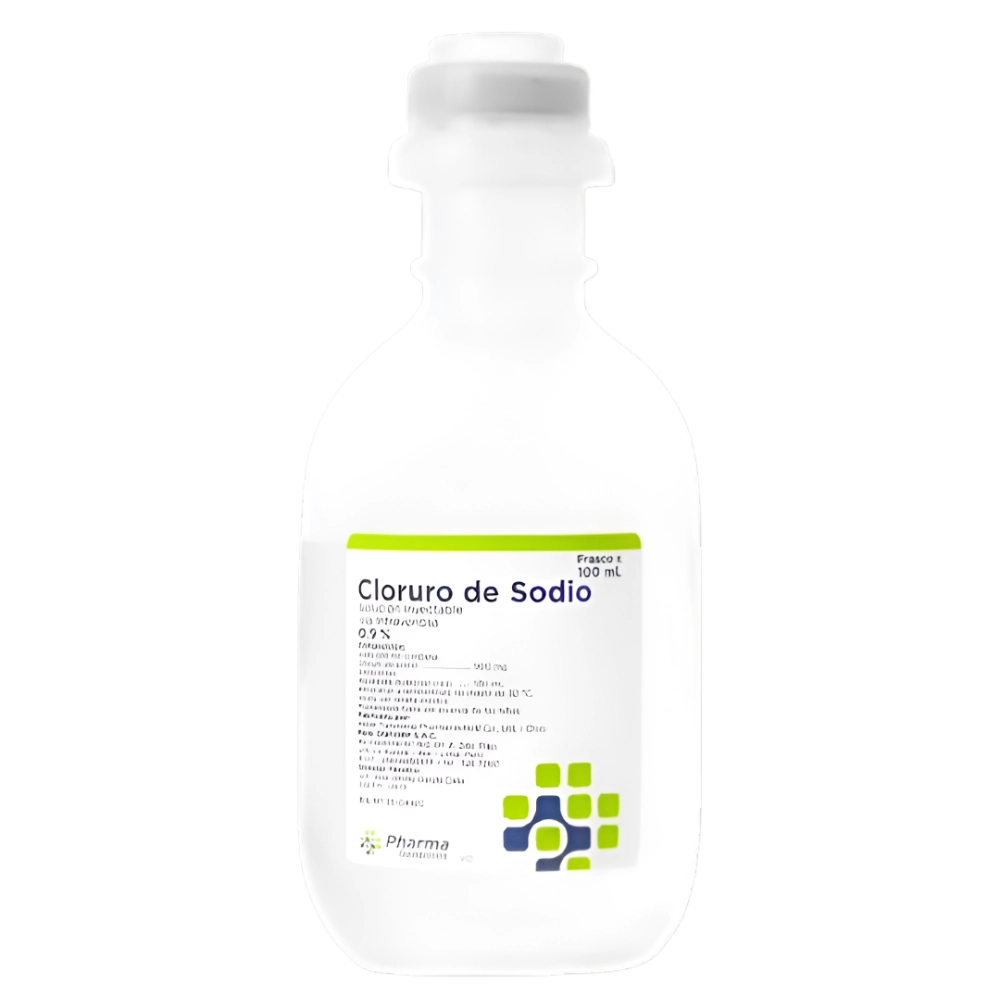 Cloruro De Sodio 0.9% Pharma Genéricos® 100 mL (1 Caja 15 Unid.)