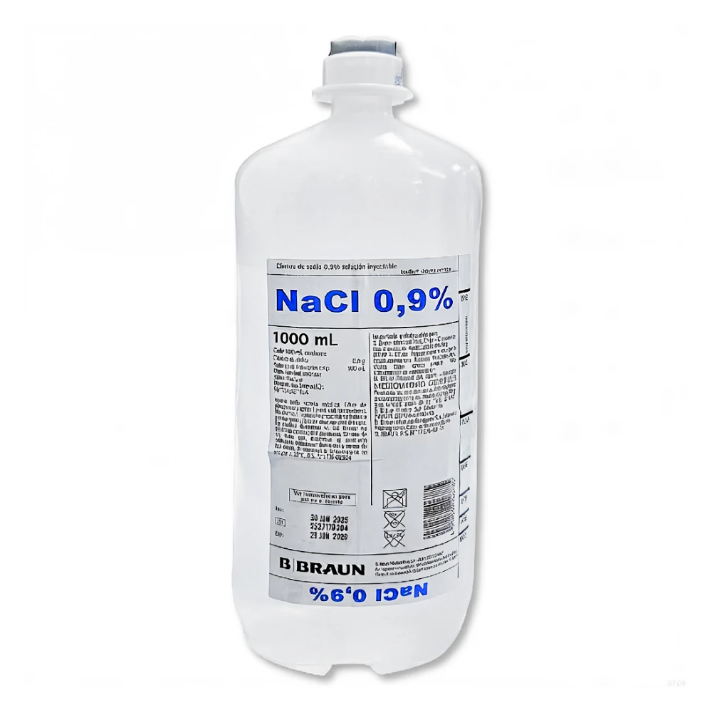 Cloruro De Sodio 0.9% Braun® 1L (1 Caja 5 Unid.)