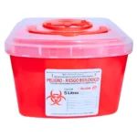 Contenedor Rígido Samplix® para Punzocortantes Bioseguridad Clínica - 5L x 1 Par