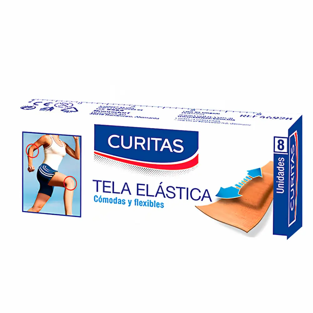 Curitas Elásticas De Tela Hansaplast® Flexibles (10 Cajas 80 Unid.)