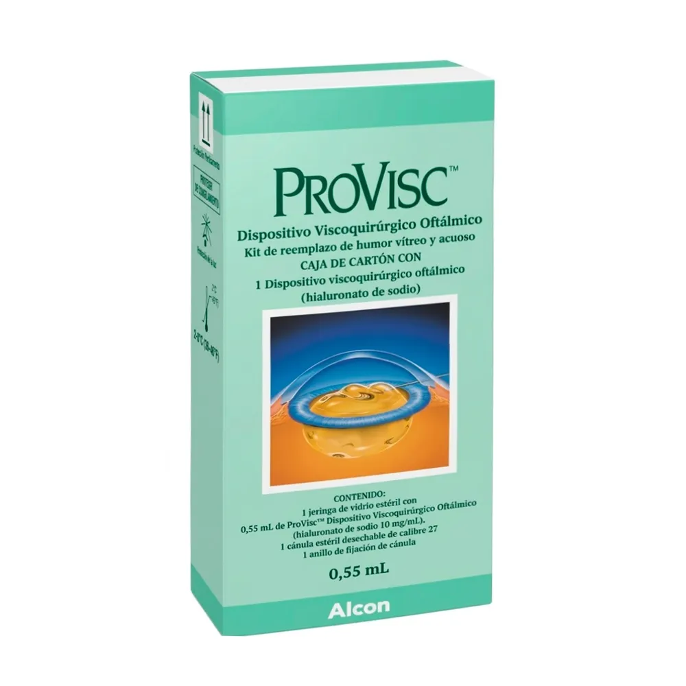Dispositivo Viscoquirúrgico Alcon® Provisc™ 0.55Ml (1 Caja 1 Kit)