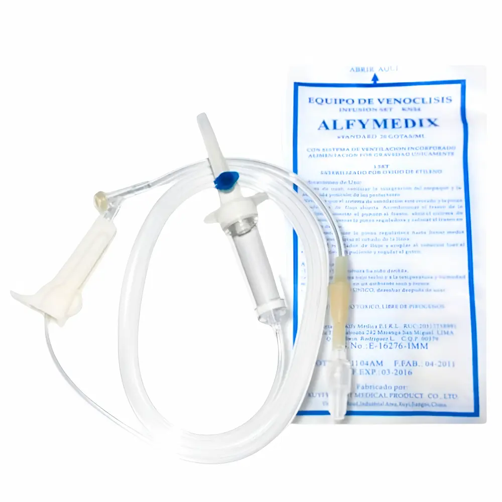 Equipo De Venoclisis Alfymedix® Ventilación Incorporada (1 Paq. 25 Unid.)